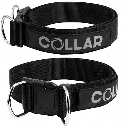 COLLAR - Нашийник для собак з нейлону "POLICE" регульований купити KITIPES.COM.UA