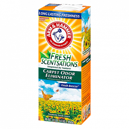 Arm&Hammer Fresh Scentsations Дезодорант для килимів у вигляді порошку купити KITIPES.COM.UA