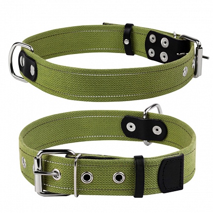 COLLAR - Нашийник для собак з бавовняної стрічки  купити KITIPES.COM.UA