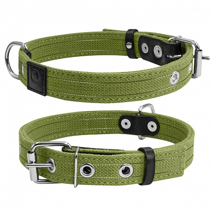 COLLAR - Нашийник з бавовняної стрічки подвійний купити KITIPES.COM.UA