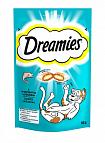 Dreamies Ласощі для котів подушечки з лососем