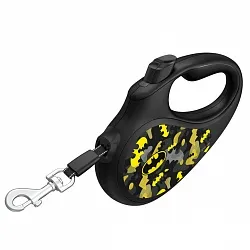 Повідець-рулетка для собак WAUDOG R-leash "Бетмен Візерунок"