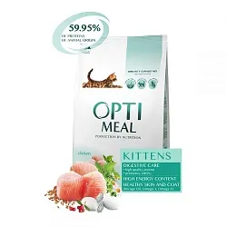 Optimeal Kittens Сухий корм для кошенят з куркою