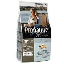Pronature Adult Atlantic Salmon & Brown Rice Сухий корм для котів з лососем і рисом