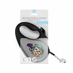 Повідець-рулетка для собак WAUDOG R-leash "Ракетобудування"