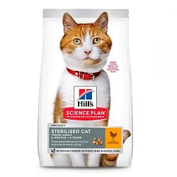 Hills SP Sterilised Young Adult Сухий корм для стерилізованих котів з куркою