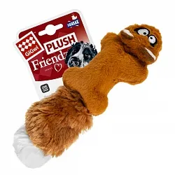 GiGwi Plush Іграшка для собак білка з 2-ма пищалкам