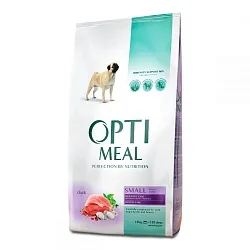 Optimeal Small Adult Dog Сухий корм для собак дрібних порід з качкою