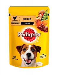 Pedigree Консерви для собак з куркою і овочами в соусі