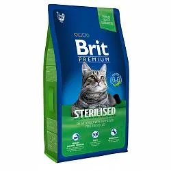 Brit Premium by Nature Sterilized Сухий корм для стерилізованих котів з куркою