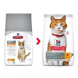 Hills SP Sterilised Young Adult Сухий корм для стерилізованих котів з куркою
