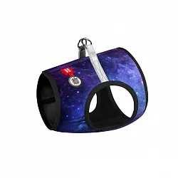 Шлея для собак м'яка WAUDOG Clothes "NASA21" з QR-паспортом