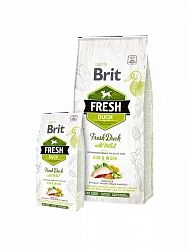 Brit Fresh Active Run & Work Сухий корм для активних дорослих собак з качкою та пшоном