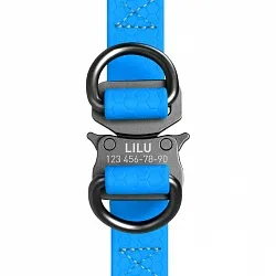 Водостойкая шлея для собак WAUDOG Waterproof, c QR паспортом, металлическая пряжка-фастекс