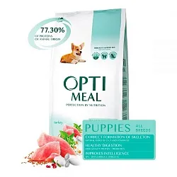 Optimeal Puppy All Breed Сухий корм для цуценят всіх порід з індичкою