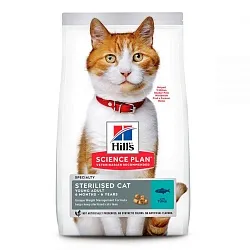 Hills SP Sterilised Young Adult Сухий корм для стерилізованих котів з тунцем