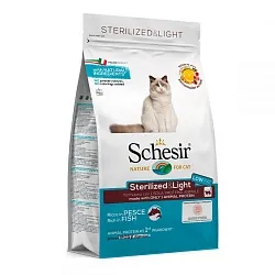 Schesir Sterilized & Light Fish Корм для стерилізованих котів з рибою
