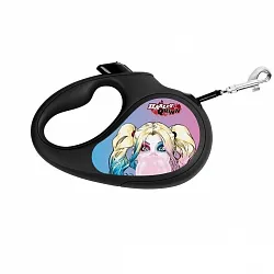 Повідець-рулетка для собак WAUDOG R-leash "Харлі Квін"