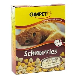 Gimpet Schnurries Вітаміни для котів з таурином і куркою
