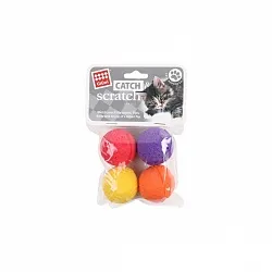 GiGwi Catch & Scratch Игрушка для кошек четыре мячика