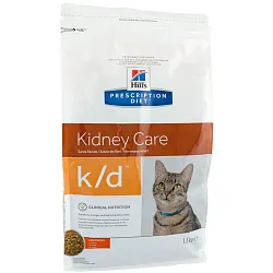 Hills PD Kidney Care k/d Лечебный корм для кошек с курицей