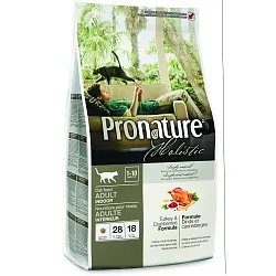 Pronature Adult Turkey & Cranberries Сухий корм для котів з індичкою і журавлиною