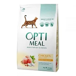 Optimeal Chicken Сухий корм для котів з куркою