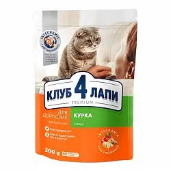 Клуб 4 Лапы Adult Chicken Сухой корм для кошек с курицей