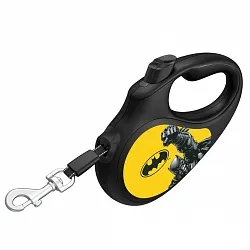 Повідець-рулетка для собак WAUDOG R-leash "Бетмен Жовтий"