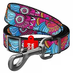 Повідець регульований нейлоновий для собак WAUDOG Nylon "Літо"