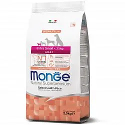 MONGE Extrasmall Adult Сухий корм для собак малих порід з лососем