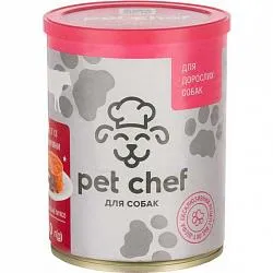 Pet Chef Консерви м'ясний паштет для дорослих собак з яловичини