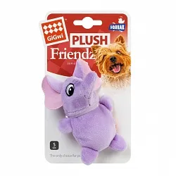 GiGwi Plush Іграшка для собак слон з 2-ма пищалками