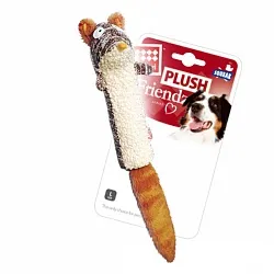 GiGwi Plush Іграшка для собак білка з пищалкою