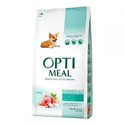 Optimeal Puppy All Breed Сухий корм для цуценят всіх порід з індичкою