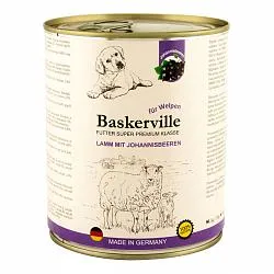 Консерви Baskerville для цуценят з ягням і смородиною