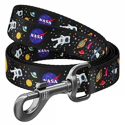 Повідець для собак нейлоновий WAUDOG Nylon, малюнок "NASA"