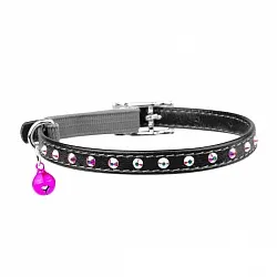 Ошейник Waudog Glamour для кошек со стразами