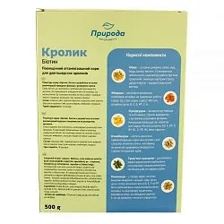 Природа Кролик + Биотин Корм для кроликов длинношерстных