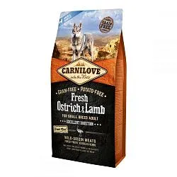 Carnilove Fresh Small Dog Корм для собак малих порід страус і ягня