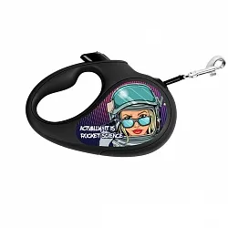 Повідець-рулетка для собак WAUDOG R-leash "Ракетобудування"