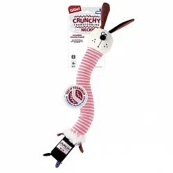 GiGwi Crunchy Іграшка для собак заєць з хрусткою шиєю і пищалкой