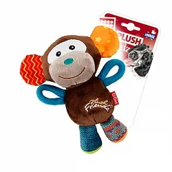 GiGwi Plush Іграшка для собак мавпочка з пищалкою