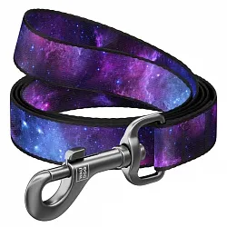 Повідець для собак нейлоновий WAUDOG Nylon, малюнок "NASA21"