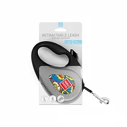 Повідець-рулетка для собак WAUDOG R-leash "ВАУ"