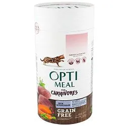 Optimeal for Carnivores Grain Free Сухий корм для котів з качкою та овочами