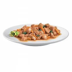 Gourmet Gold Шматочки у підливці для котів з фореллю та овочами