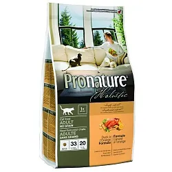 Pronature Adult Duck & Orange Корм для котів з качкою і апельсином