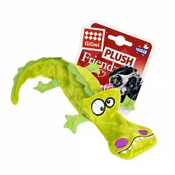 GiGwi Plush Іграшка для собак крокодил з 4-ма пищалками