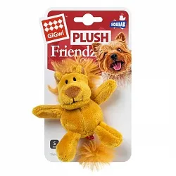 GiGwi Plush Іграшка для собак лев з пищалкою
